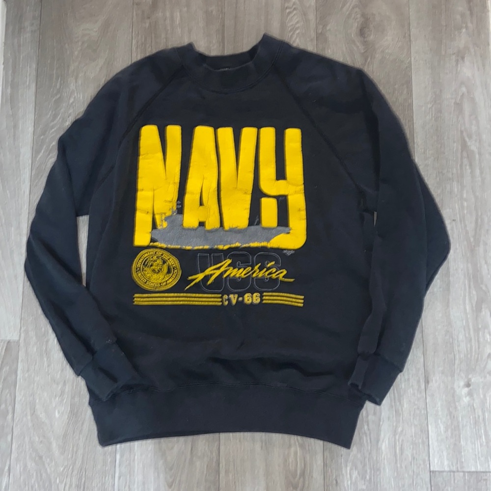 Navy sweater